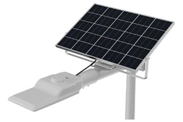 Como é a altura do curso do LED e um poste de luz da rua?