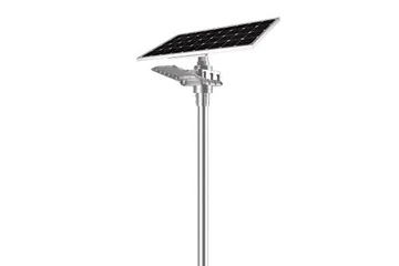 As luzes solares da rua dão vida à conveniência
